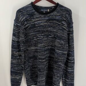 VTG 90s True Measure By J.L. Powell Crew Neck Pullover Sweater Multicolor Size M